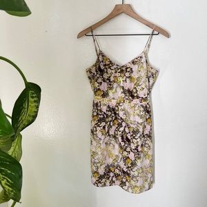 Madewell Sungarden Silk Floral Cami Dress Size Small